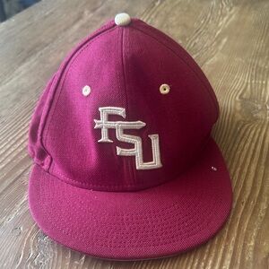 Nike True embroidered FSU Seminole Maroon fitted Hat